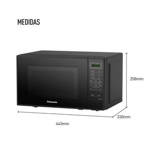 HORNO MICROONDAS PANASONIC 20L NN-SB25JBRPK NEGRO