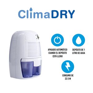 Deshumedecedor Eléctrico 500ml Aire Elimina Humedad