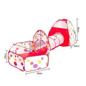 Circuito Tunel mas Carpa Estimulacion Temprana 3en1