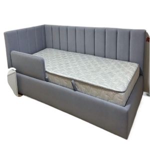 Dormitorio Jey plaza y media - acero