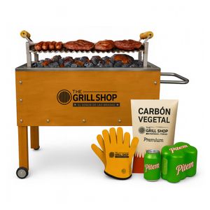 Caja china mediana familiar Guantes Carbón Cerveza