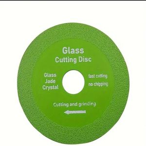 Disco diamantado verde de 4"  para vidrio, mayólicas y porcelanato