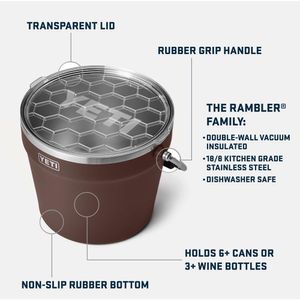 YETI Cooler Cubeta Para Bebidas | Marrón