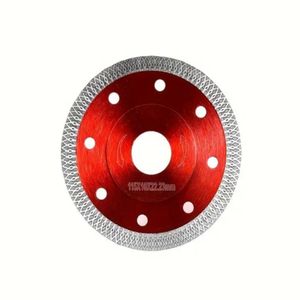 DISCO DIAMANTADO ROJO TRENZADO 4 1/2 PARA PORCELANATO