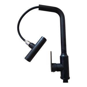 Grifo Mezcladora Cocina 4 Funciones Acero Inoxidable Y Bronce