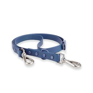 Correa Para Perros PVC Impermeable Azul Oscuro - Talla S