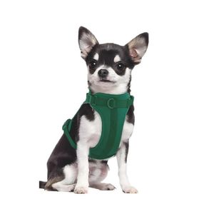 Pechera Para Perros Nailon Ajustable Verde - Talla S