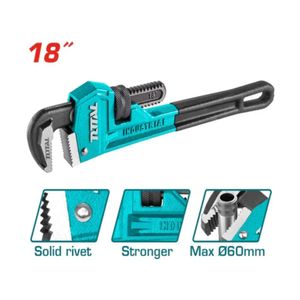 Llave stilson 18" industrial Total THT171186