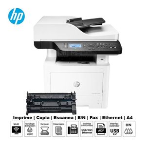 Impresora Hp Laser 432fdn Duplex WIFI Red ADF FAX