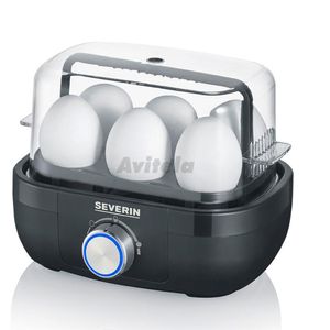 Hervidor de huevos Severin  negro con perilla EK 3166