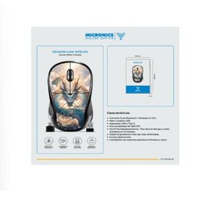 Mouse Inalámbrico Micronics Dragon 2 - MIC M733-2m