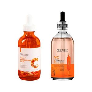 Aceite Corporal Vitamina C + Serum Facial Vitamina C.