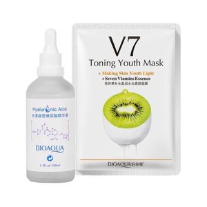 Serum Facial Ácido Hialurónico + Mascarilla Facial de Kiwi.