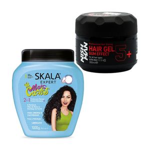 Máscara capilar Skala Mais Cachos + Gel Fijador Nishman