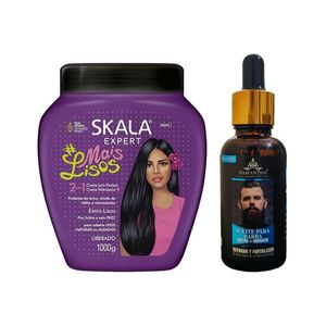 Máscara capilar Skala Mais Lisos + Aceite de Barba