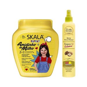 Máscara capilar Skala Amidinho de Milho + Spray Argán