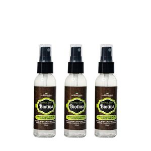 Biotina Control Caida Locion Tonica 60ml La Brasiliana 3 Unidades