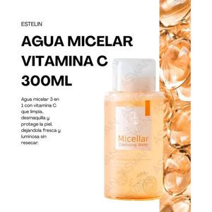AGUA MICELAR VITAMINA C 300ML - ESTELIN