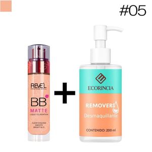 Pack BB Matte Liquid 05 REVEL + Removedor Ecorincia 200 ml