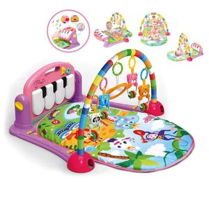 Gimnasio Musical Multifunción con Piano Rosado HE0603