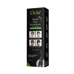 Shampoo Cubre Canas Dexe Negro con Peine 200ml
