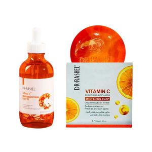 Aceite Corporal Vitamina C + Jabón Iluminador Vitamina C