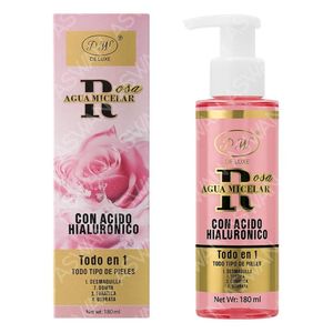 Agua Micelar Con Agua de Rosas 180 ml - P&E DE LUXE