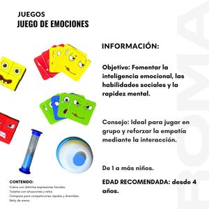 JUEGO DE EMOCIONES - JUEGO DE MESA