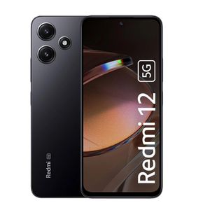 Xiaomi Redmi 12 Smartphone 128 GB en negro medianoche, Android, pantalla táctil, conexión 4G