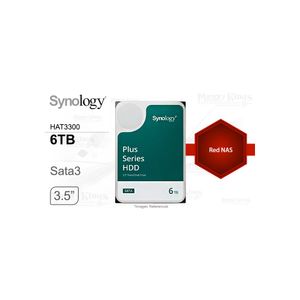 Disco duro Synology HAT3300 de 6TB, 3.5”, alto rendimiento y gran capacidad de almacenamiento