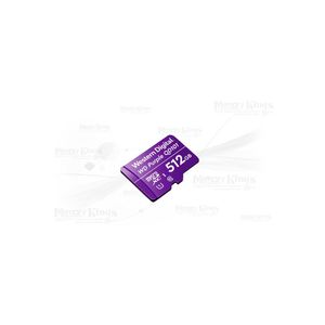 Tarjeta de memoria flash microSDXC 512GB WD Purple SC - UHS-I U1 para seguridad y rendimiento