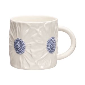 Mug de Cerámica con Diseño Flor 420 ml