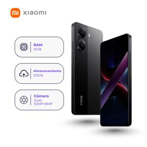 Xiaomi Poco X7 Pro 512GB 12GB Negro + Smartwatch + Audifonos + Mica