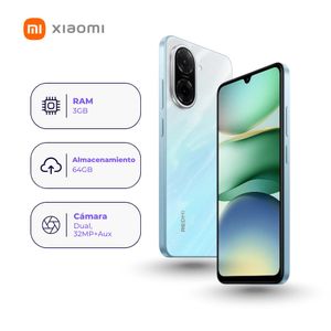 Xiaomi Redmi A5 4G 64GB 3GB Azul + Smartwatch + Audífonos + Mica