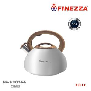 Tetera de Acero Inox Mango Beige de 3Lt FF-HT026A