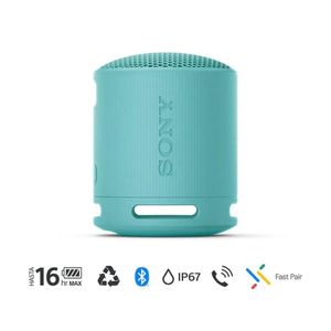 Parlante Bluetooth Sony  SRS-XB100-CL Portátil Waterproof Celeste