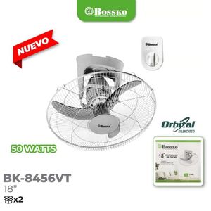 Ventilador Techo Motor Silencioso 50 Wats Orbital BK-8456VT