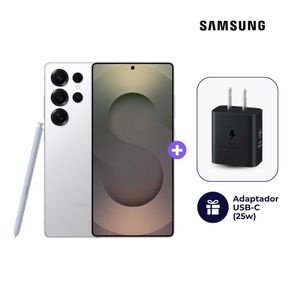 Celular Samsung Galaxy S25 Ultra 512GB 12GB Ram Color Blanco Titanio + Cargador Samsung de 25W