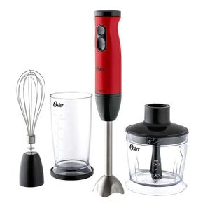 Batidora De Inmersión Oster FPSTHB460A   1 velocidad  Turbo Rojo