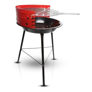 Port Sistema de Ventilación Dual Parrilla de Carbón Pequeña para Patio Trasero Campamento Barco