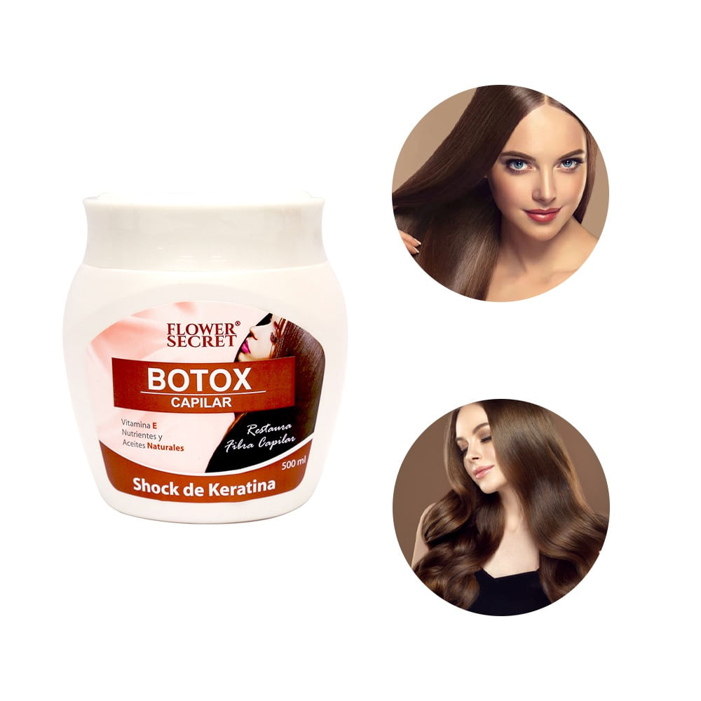 Crema Capilar Shock De Keratina Flower Secret 500 ml Real Plaza