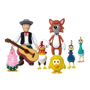 Set de Figuras Articulables La Granja de Zenón 8 Piezas GZM-8