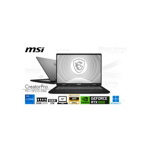 Laptop MSI CreatorPro M16 HX | Intel i7-14700HX, 32GB RAM, 2TB SSD, 16" con GeForce RTX 1000