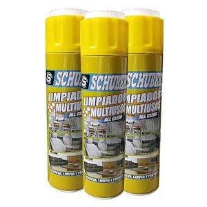 Schubert Espuma Limpiador Multiusos Pack 3 Unidades