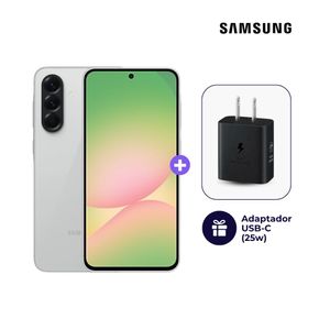 Celular Samsung Galaxy A56 5G 256GB 12GB Gris + Adaptador USB-C Samsung Original 25W