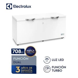 Congelador Frost Horizontal Electrolux 708 Litros Blanco - EFC70W2HTW