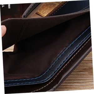 Billetera Corta Tarjetero Cartera Hombre Cartera Elegante - Marrón
