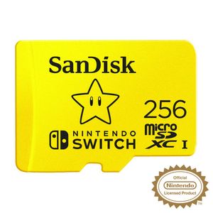 Memoria MicroSDXC 256GB SanDisk UHS-I 100Mbps Nintendo - SDSQXAO-256G-GNCZN