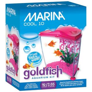 Acuario Marina Cool 10,  Goldfish Kit de 10 lt, azul Hagen