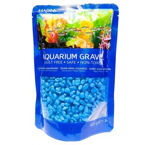 Grava decorativa Marina, color azul x 1 lb.,  Hagen